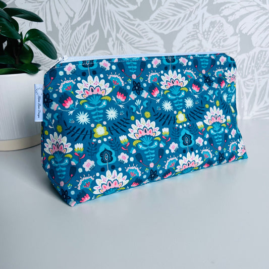 Floral Travel/Cosmetic Bag