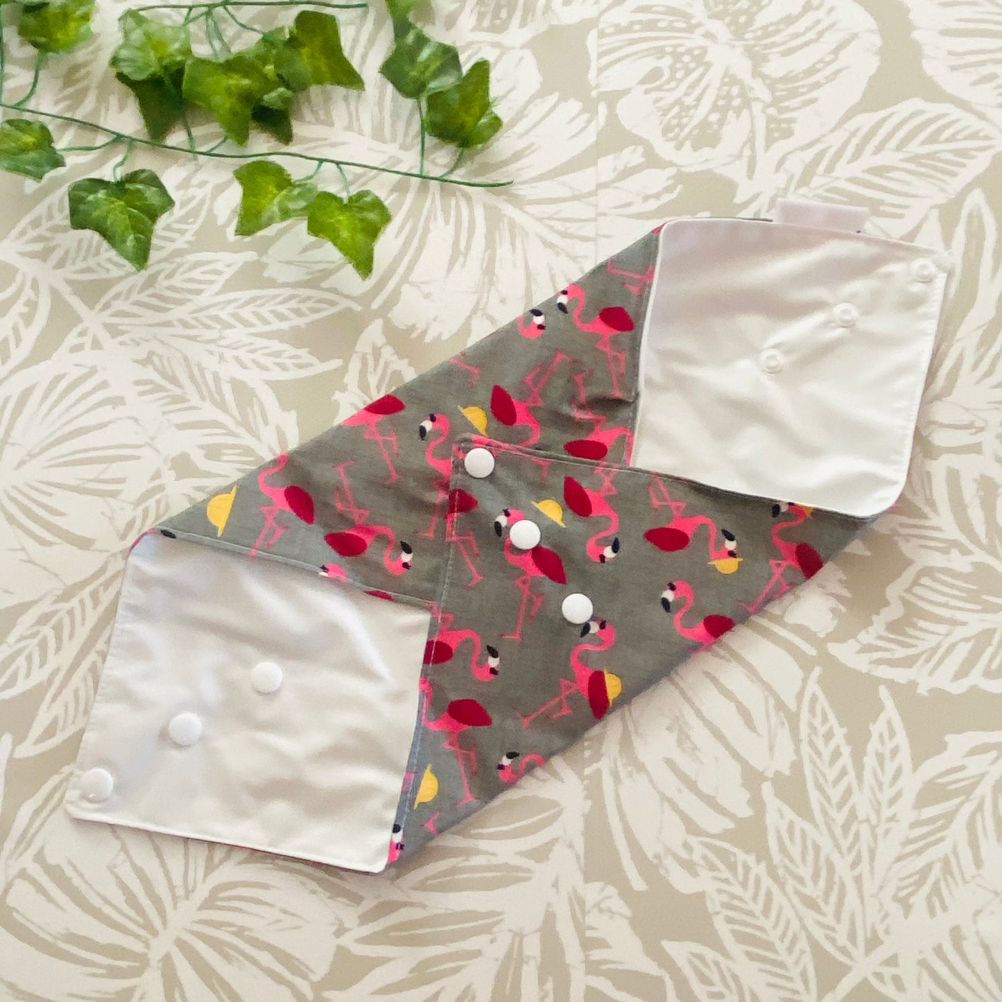 Construction Flamingo Sandwich Wrap