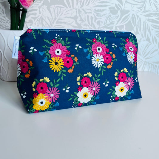 Floral Travel/Cosmetic Bag