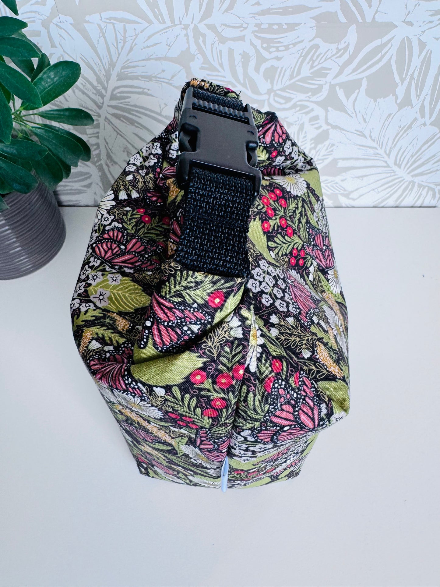 Floral Butterfly Lunch Bag
