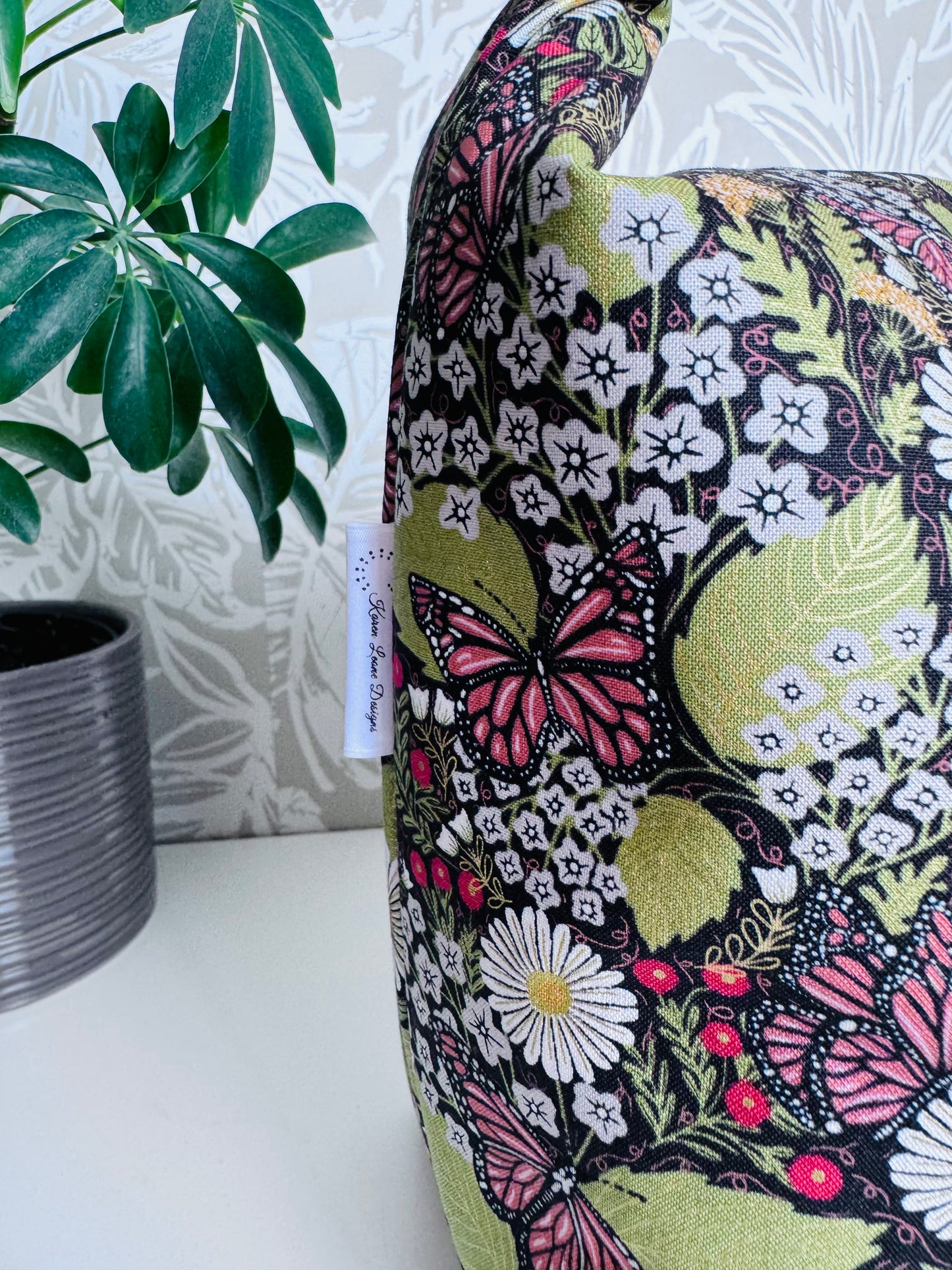 Floral Butterfly Lunch Bag