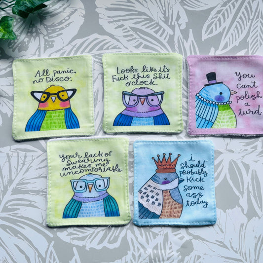 Profanity Bird Pack 3 Face Wipes