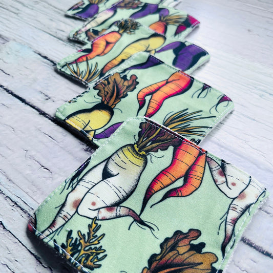 Green root Veggie Leg Face Wipes
