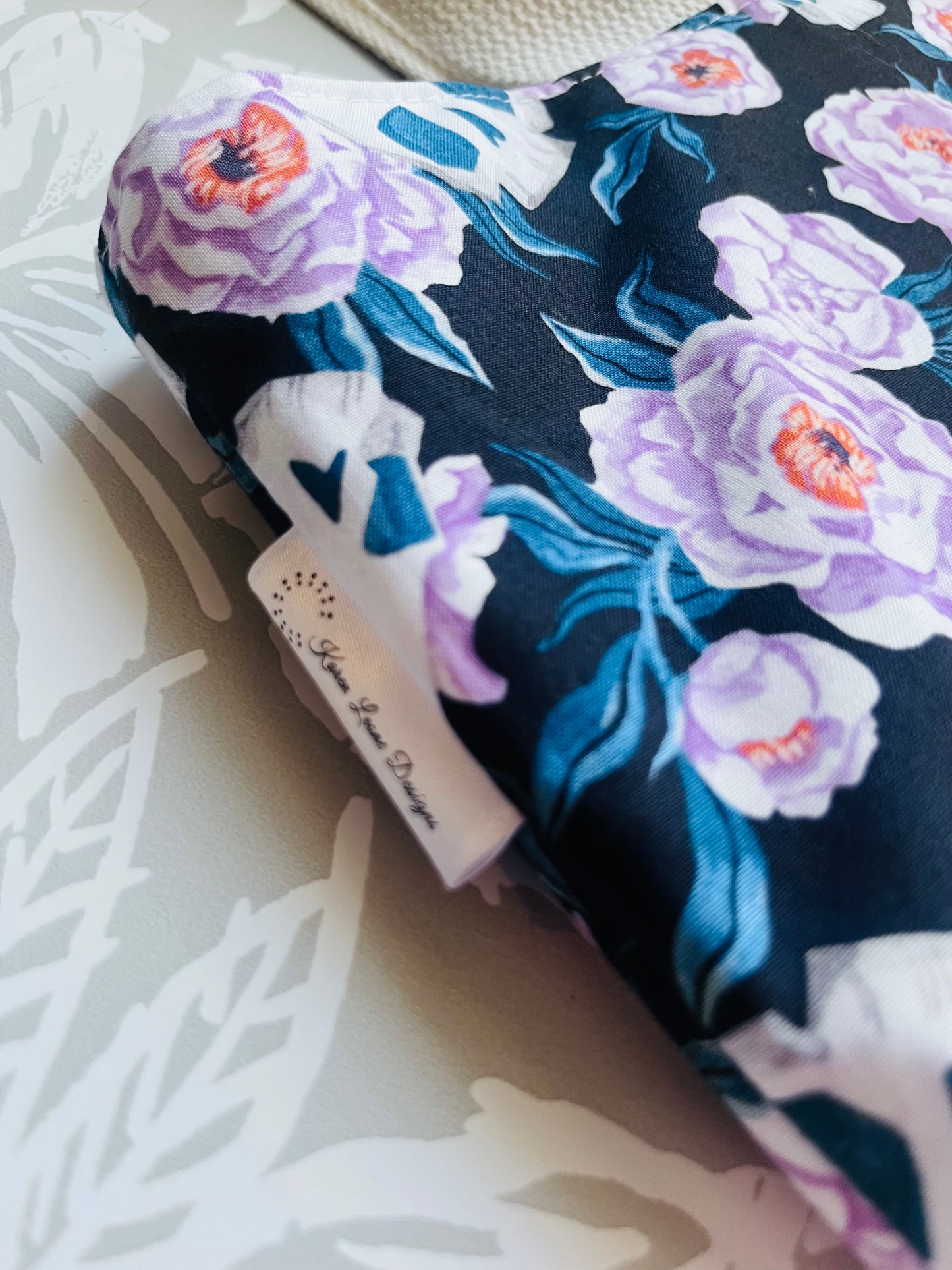 Floral Skull Market Tote