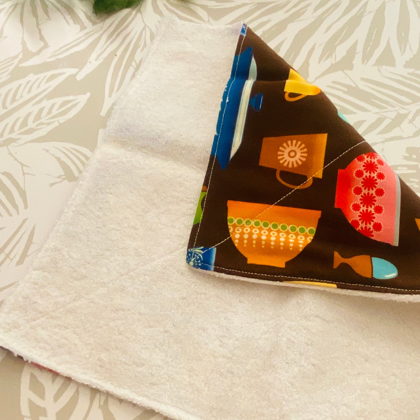 retro Pyrex Wash Cloth