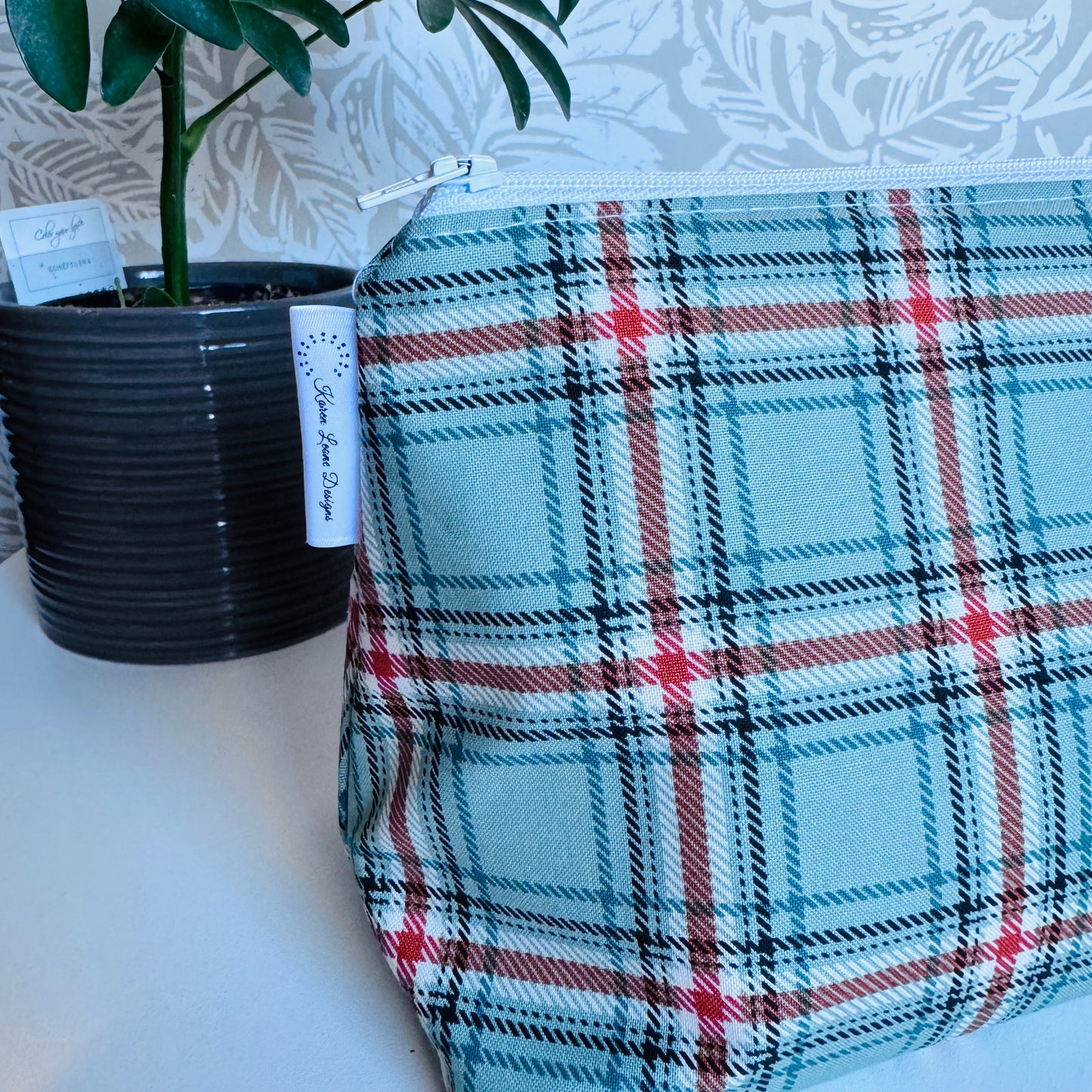 Plaid Travel/Cosmetic Bag