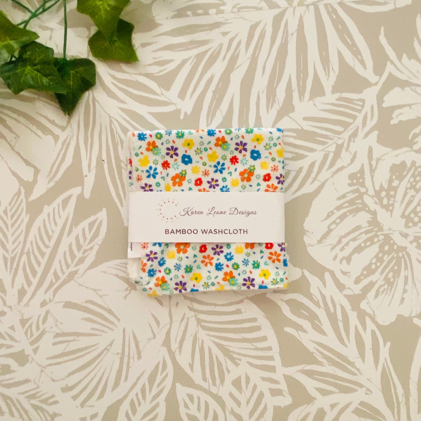 Mini Floral Wash Cloth