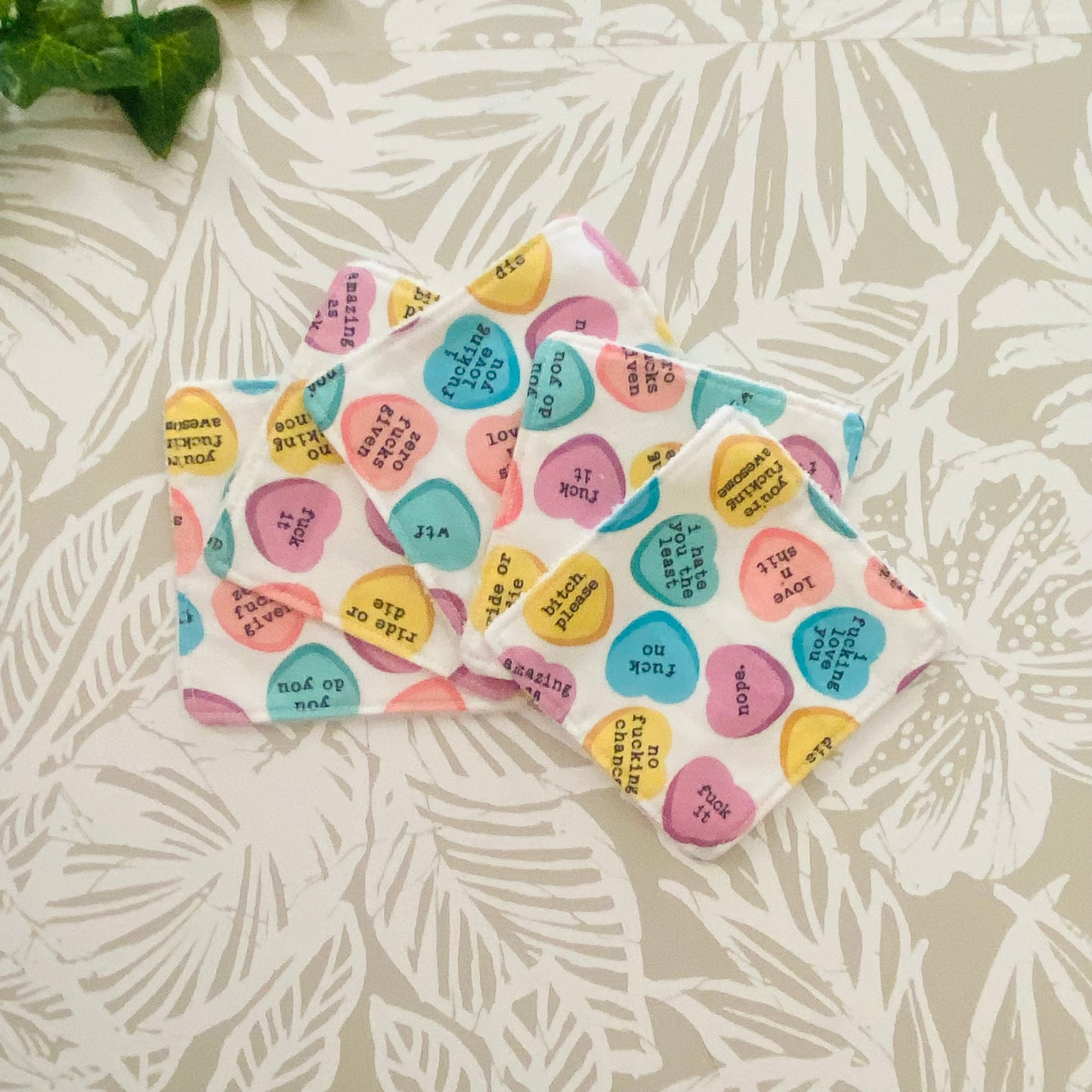 Profanity Hearts Face Wipe