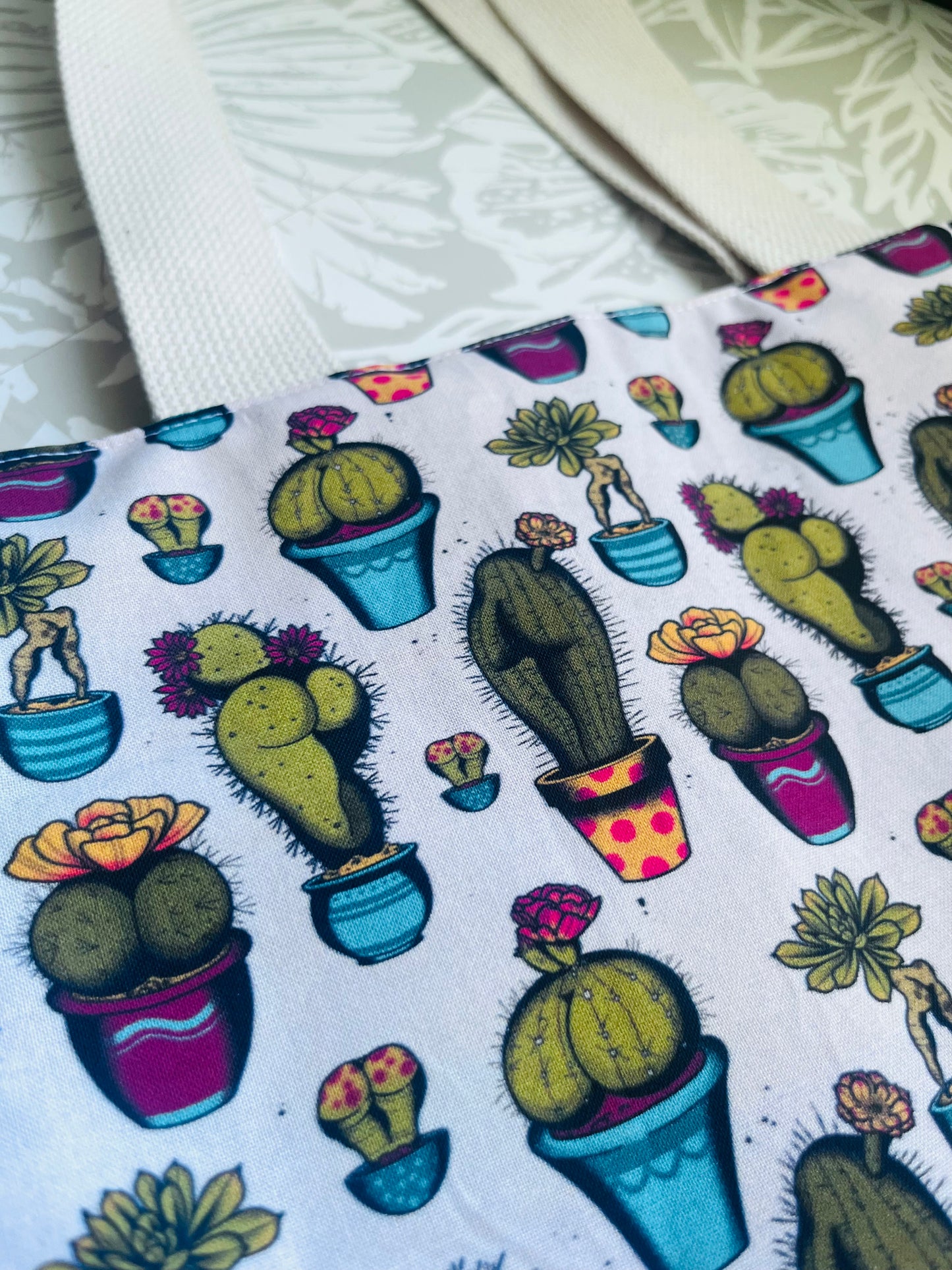 Cactus Bum Market Tote