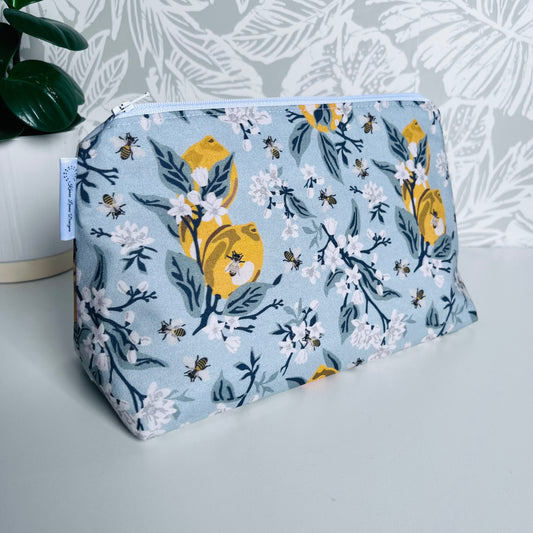 Lemon & Bee Travel/Cosmetic Bag