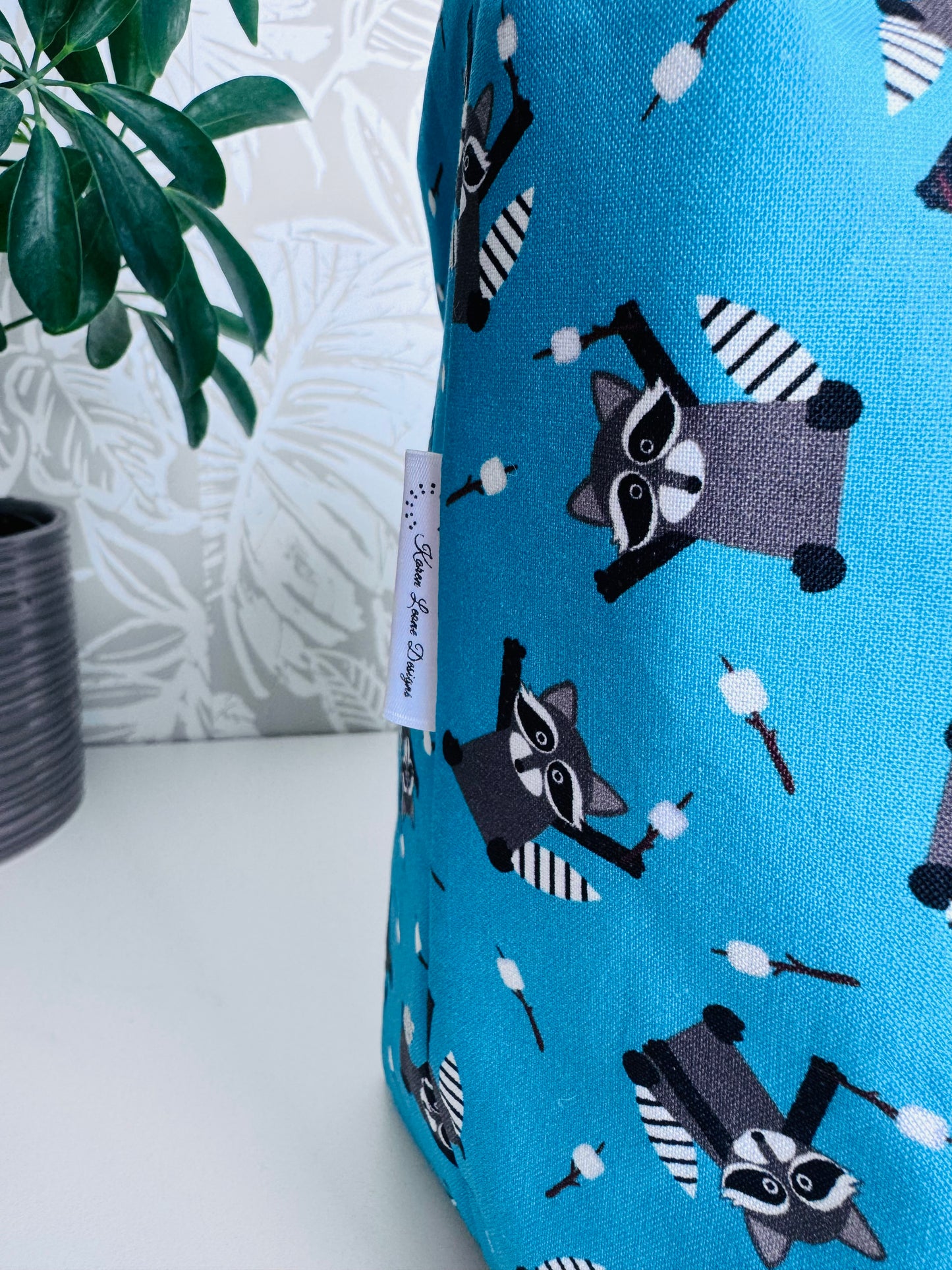 Blue Racoon Lunch Bag