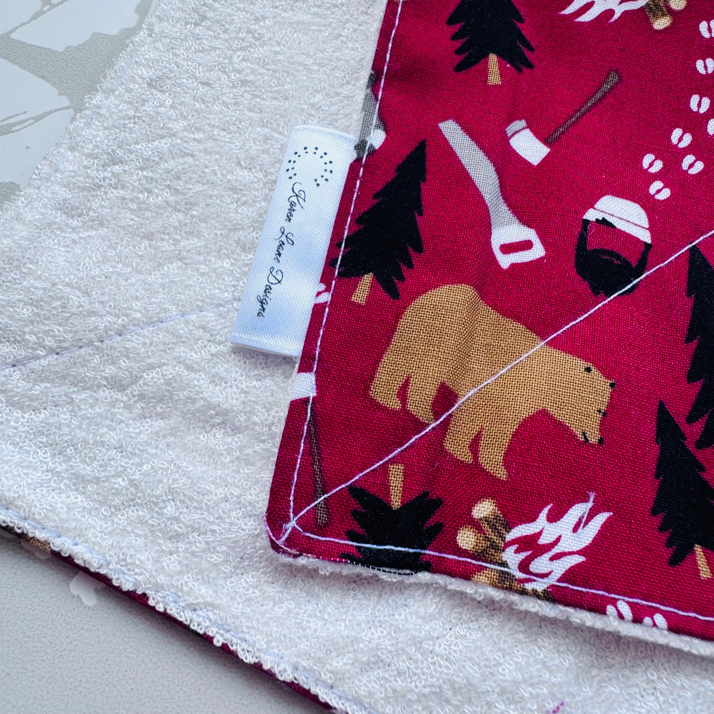 Bear and Woods Wash Cloth