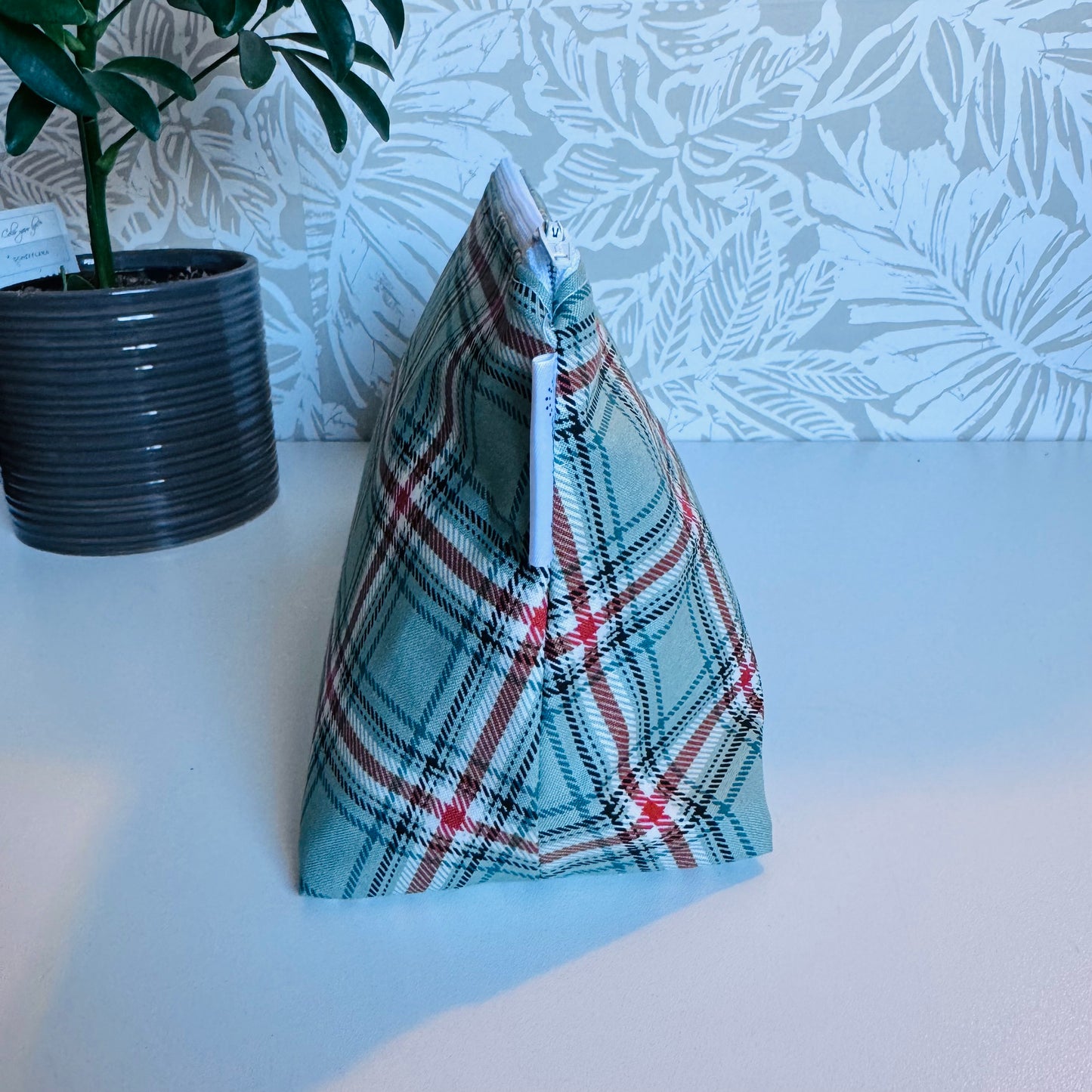 Plaid Travel/Cosmetic Bag