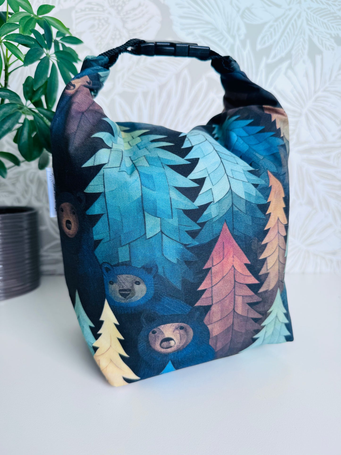 Bear in the Woods Lunch Bag