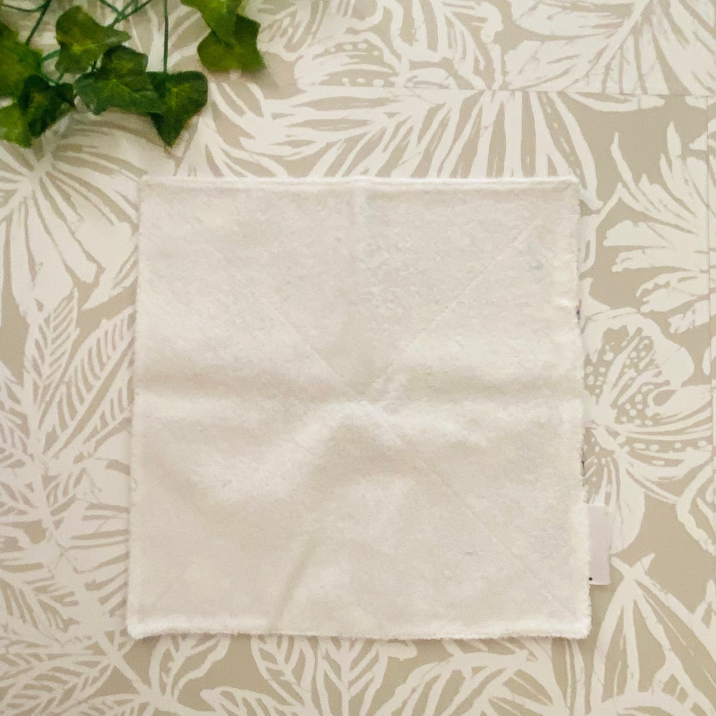 Blue Floral Wash Cloth