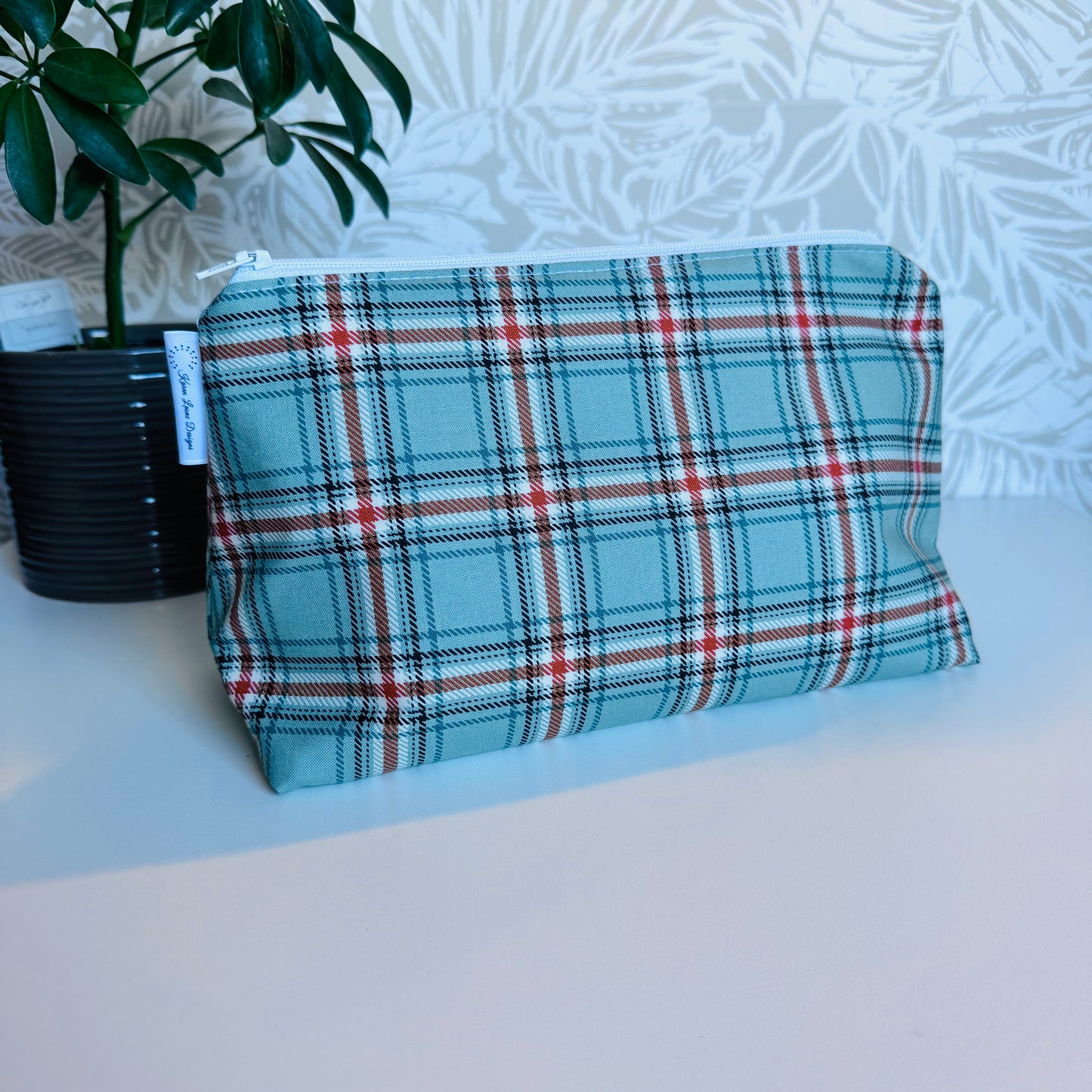Plaid Travel/Cosmetic Bag
