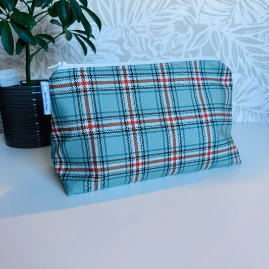 Plaid Travel/Cosmetic Bag