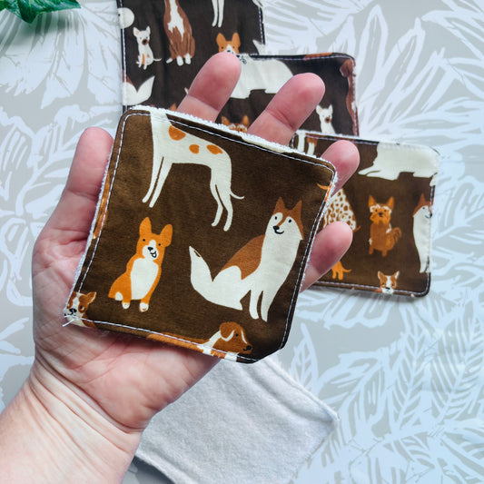 Brown dog Face Wipes