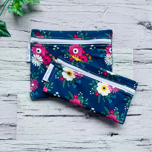 Floral Sandwich & Snack Bags
