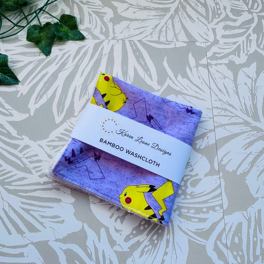Pikachu Wash Cloth