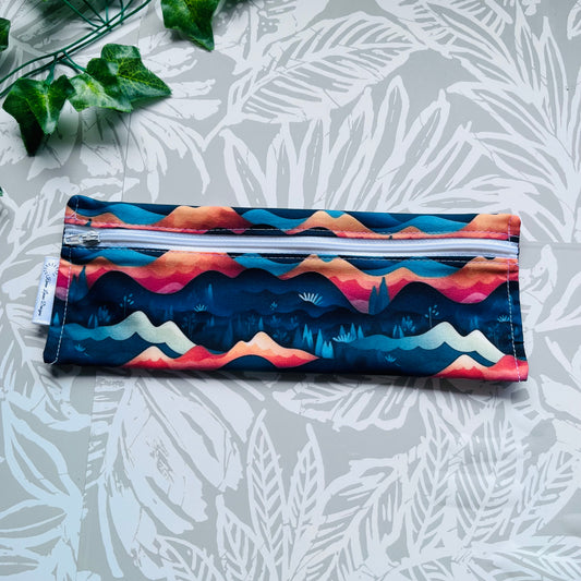 Mountain Sunset Cutlery/Travel Bag