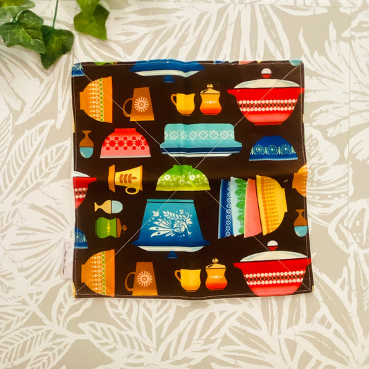 retro Pyrex Wash Cloth