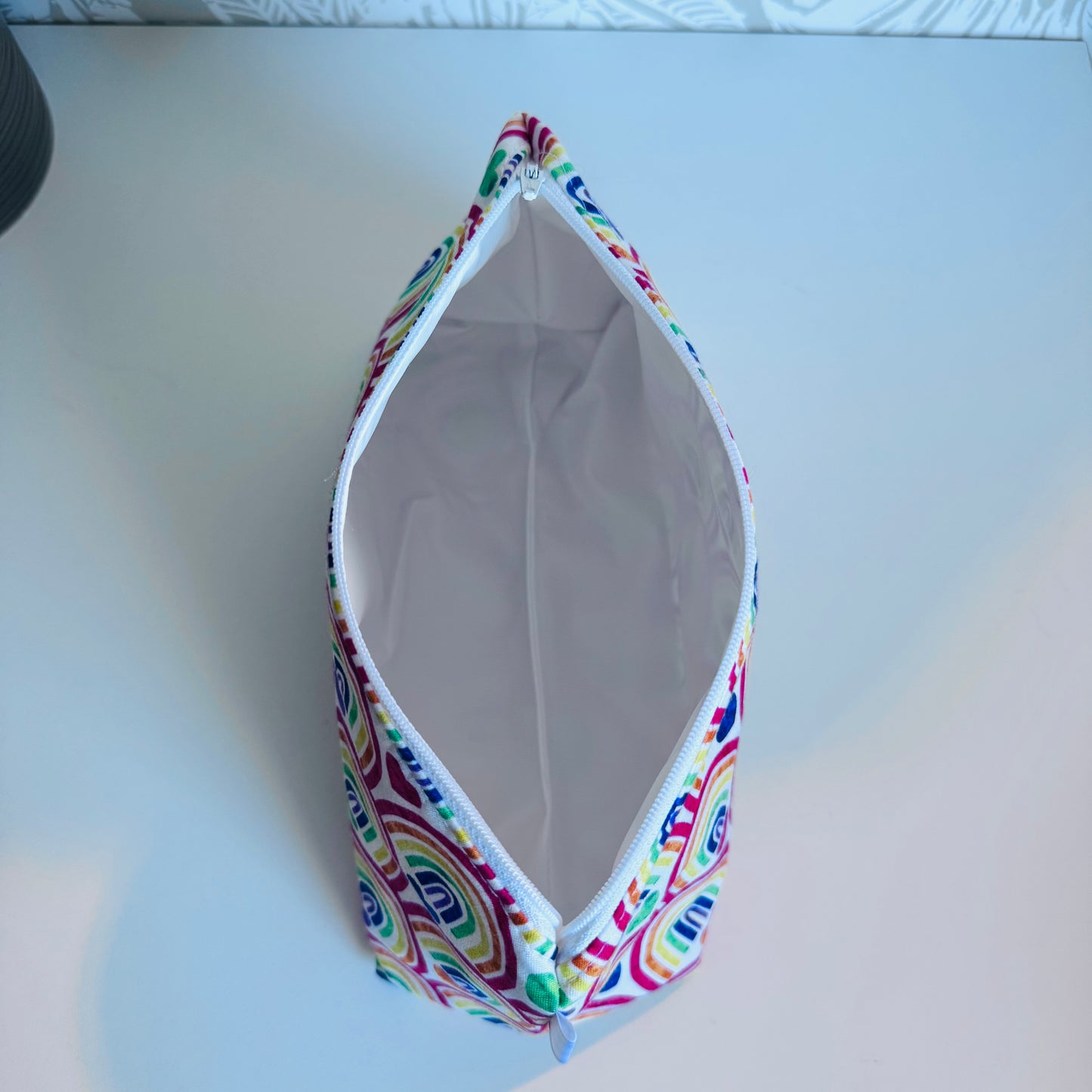 Large Rainbow Travel/Cosmetic Bag