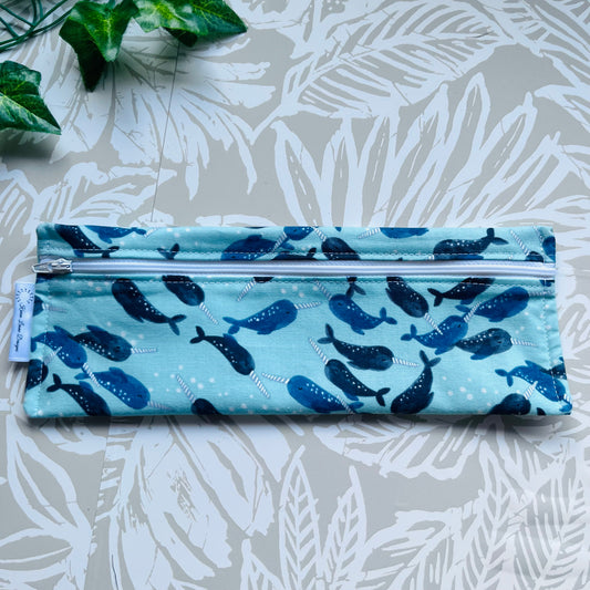 Narwhal Cutlery/Travel Bag