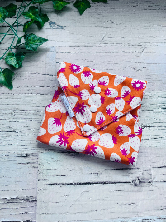 Orange Strawberry Sandwich Wrap