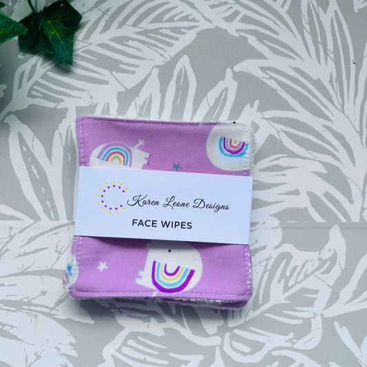 Pink Elephant Face Wipe