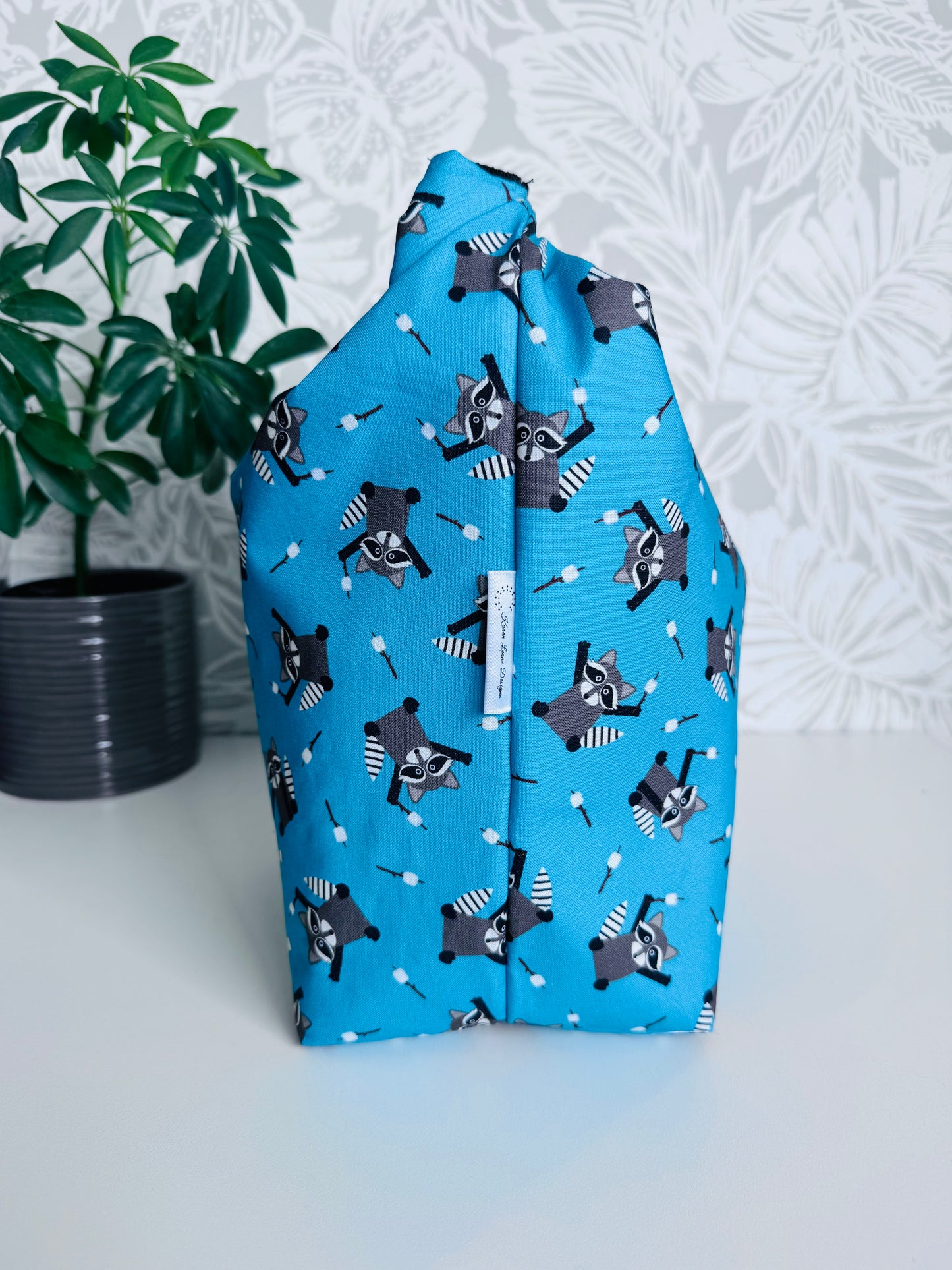 Blue Racoon Lunch Bag