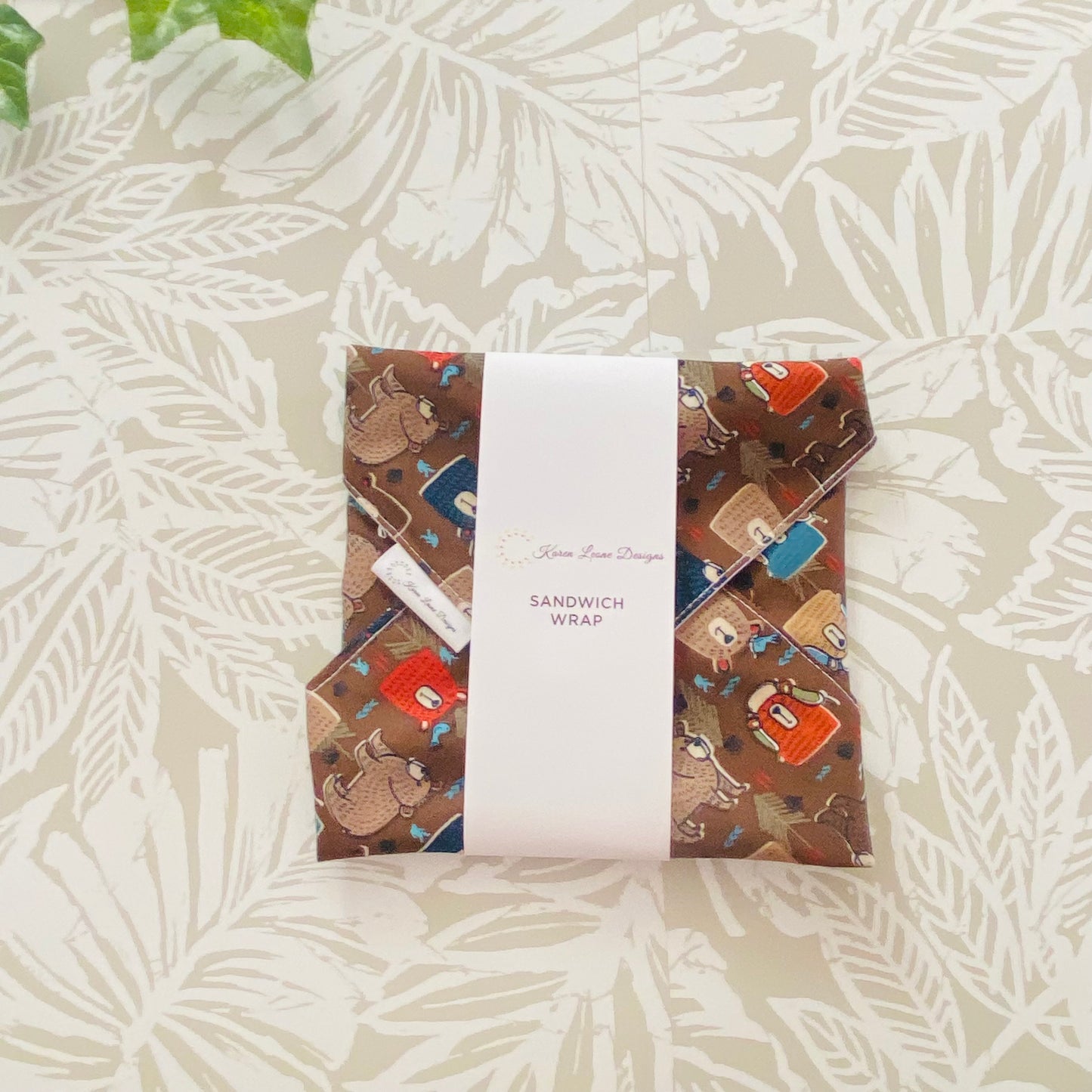 Brown Bear Sandwich Wrap