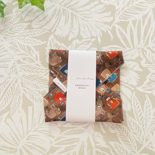 Brown Bear Sandwich Wrap