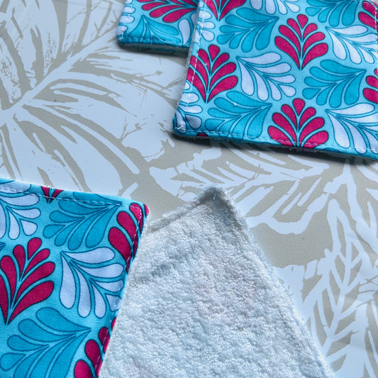 Blue Floral Face Wipes