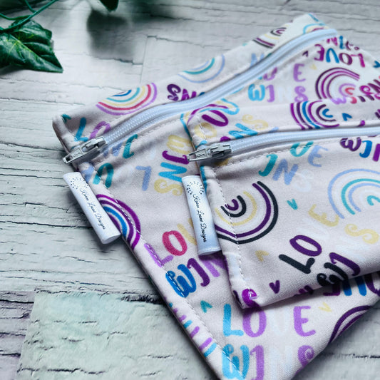 Love Wins Sandwich & Snack Bags