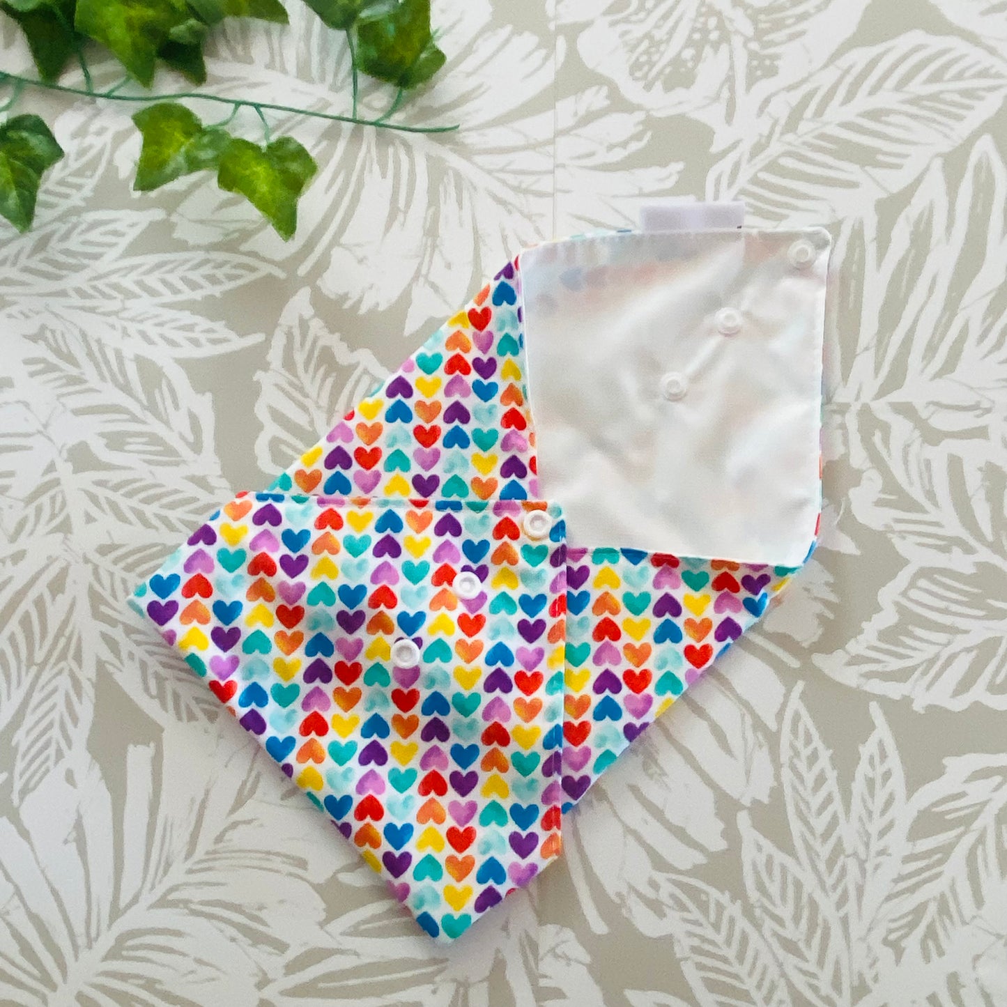 Rainbow Hearts Sandwich Wrap