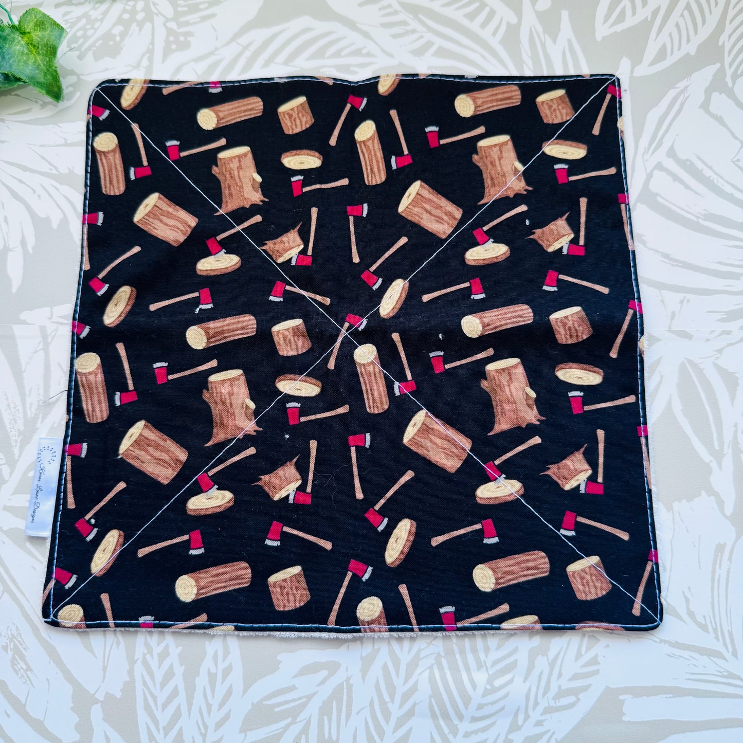 Chopping Wood Wash Cloth