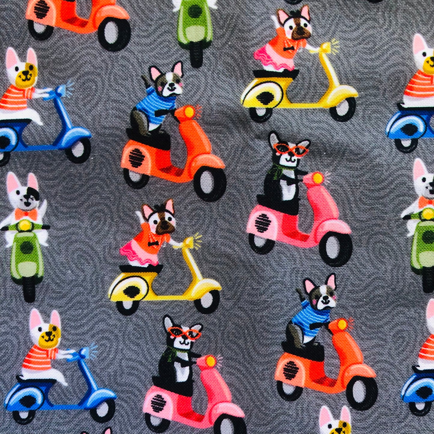 Frenchie on a Scooter Wet Bag