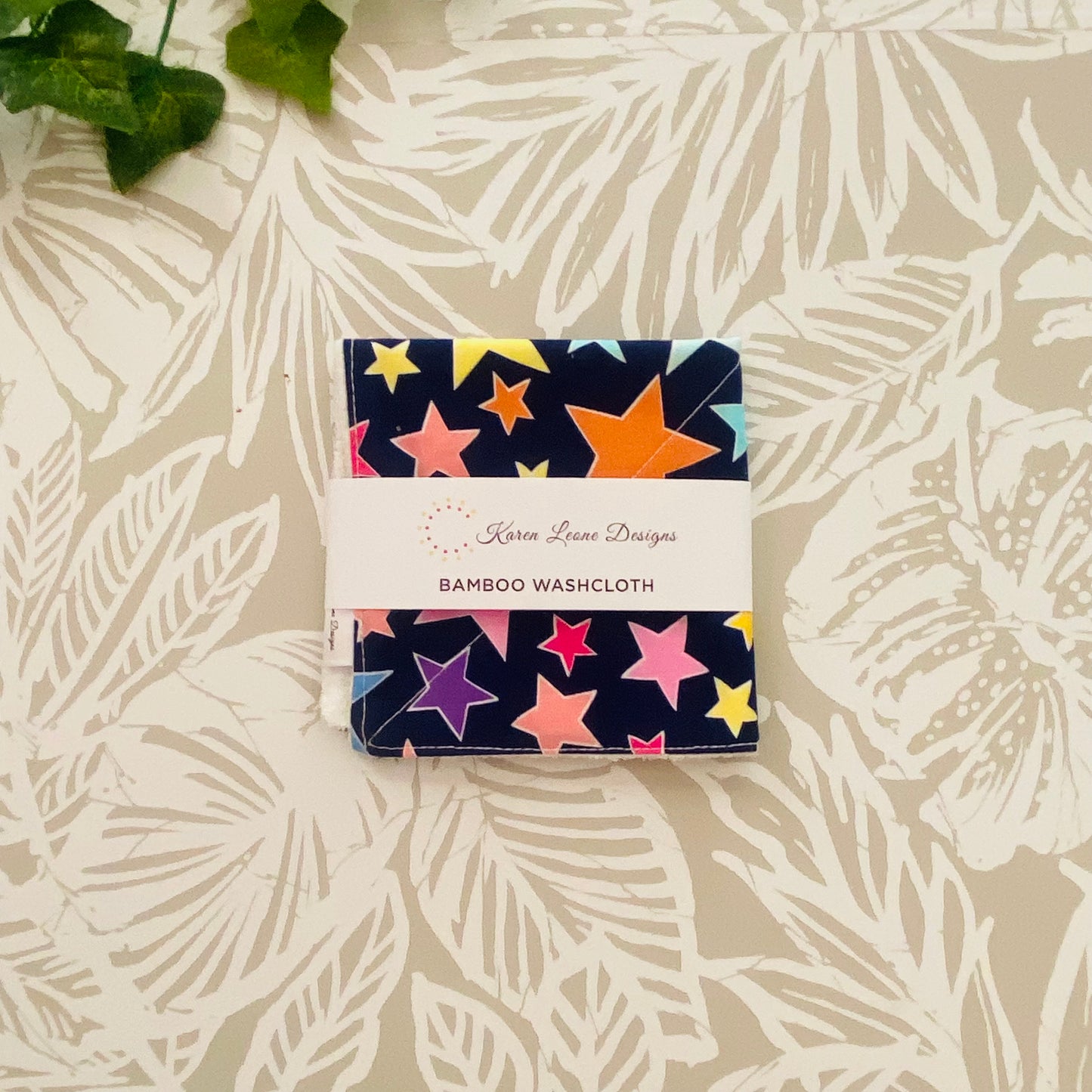 Rainbow Star Wash Cloth