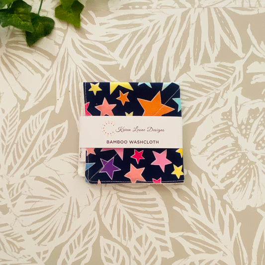 Rainbow Star Wash Cloth