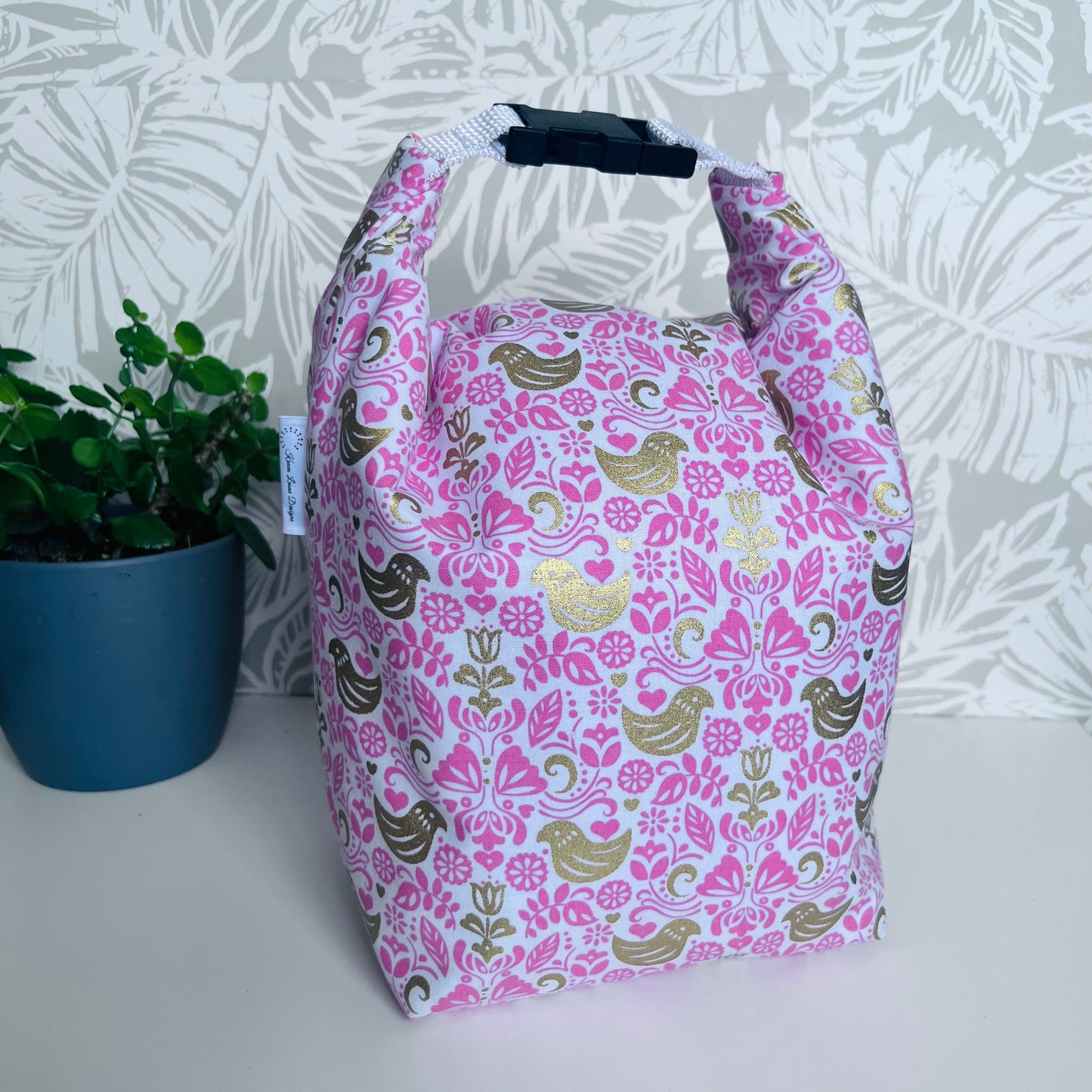 Pink & Gold Lunch Bag