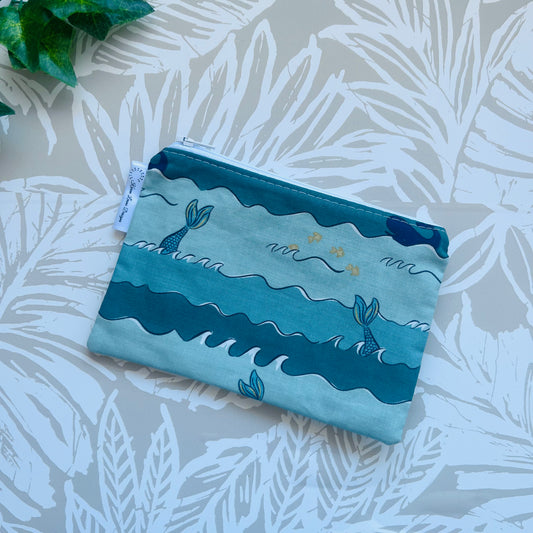 Whale Tale Zipper Pouch