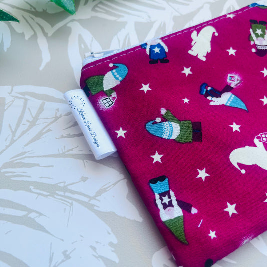 Glow In The Dark Gnome  Zipper Pouch