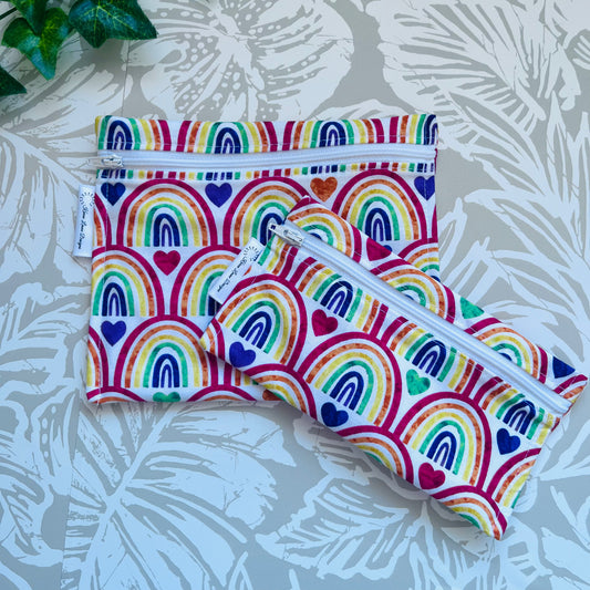 Large Rainbow Sandwich & Snack Bags