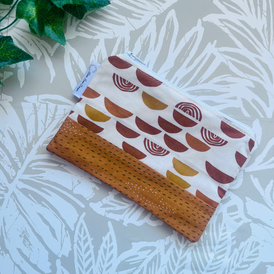 Orange Zipper Pouch