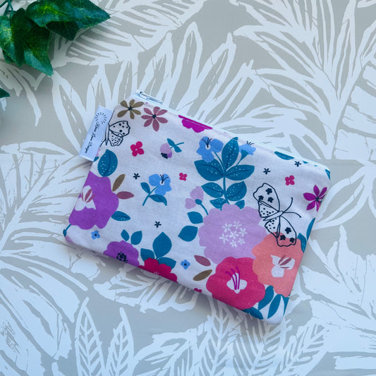 Floral Zipper Pouch