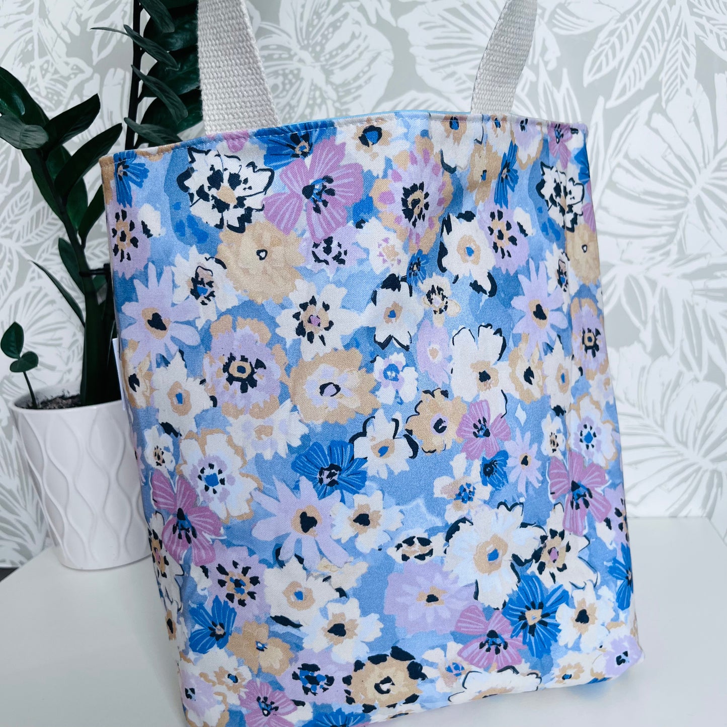 Pastel Floral Market Tote