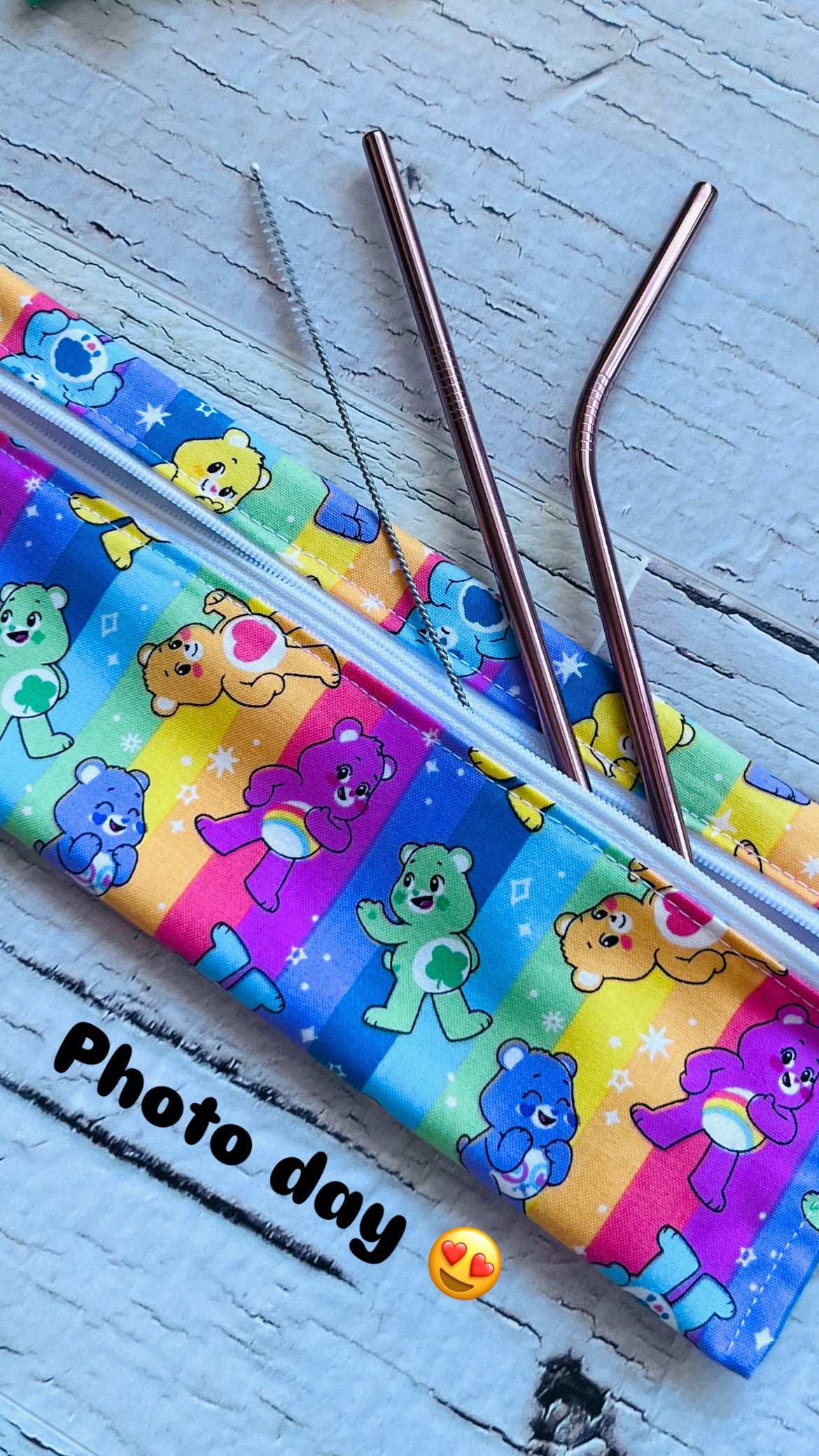 Care Bear Cutlery/Travel Bag